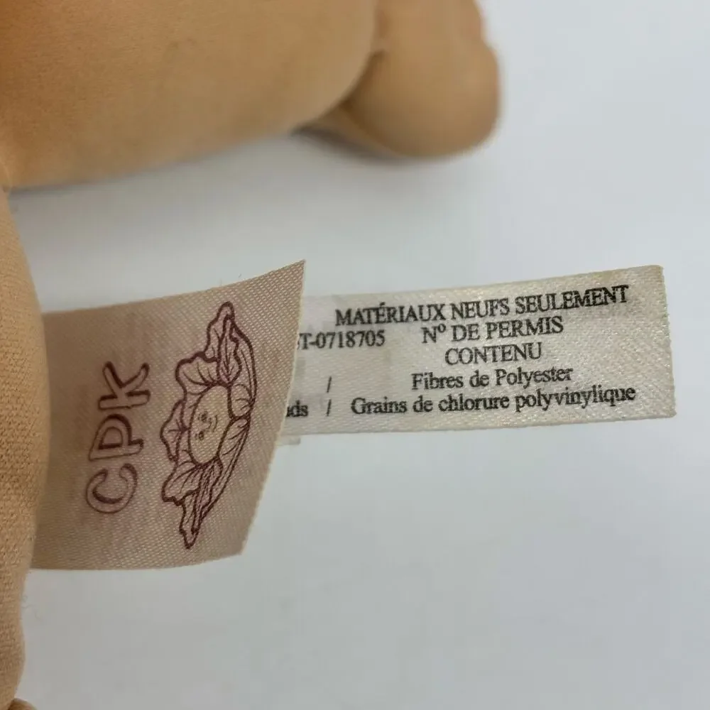 Cabbage Patch Kids CPK Baby Doll Blue Eye Brown Hair 2009